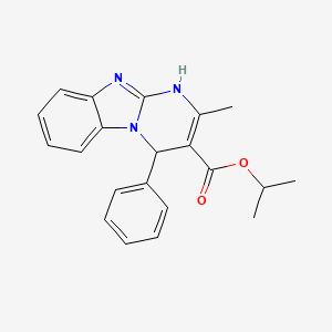 Isopropyl 2-methyl-4-phenyl-1,4-dihydropyrimido[1,2-a]benzimidazole-3-carboxylate