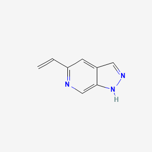 B1145877 5-ethenyl-1H-pyrazolo[3,4-c]pyridine CAS No. 1374652-38-6