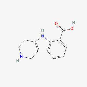 molecular formula C12H12N2O2 B11458776 1H,2H,3H,4H,5H-Pyrido[4,3-b]indole-6-carboxylic acid 