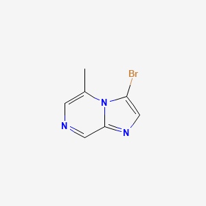 B1145881 3-Bromo-5-methylimidazo[1,2-A]pyrazine CAS No. 1276056-68-8