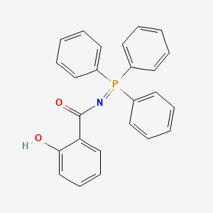 molecular formula C25H20NO2P B11458877 2-hydroxy-N-(triphenyl-lambda~5~-phosphanylidene)benzamide 