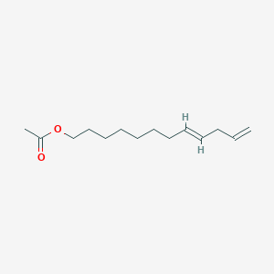 molecular formula C₁₄H₂₄O₂ B1145903 (E)-Dodeca-8,11-dien-1-yl acetate CAS No. 65954-18-9