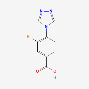 3-Bromo-4-(4H-1,2,4-triazol-4-yl)benzoic acid