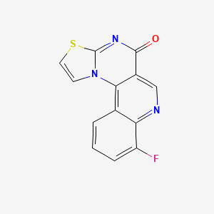 8-Fluoro-3-thia-4,7,11c-triaza-cyclopenta[c]phenanthren-5-one