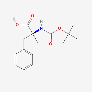 molecular formula C₁₅H₂₁NO₄ B1145913 Boc-alpha-methyl-L-phenylalanine CAS No. 111771-58-5