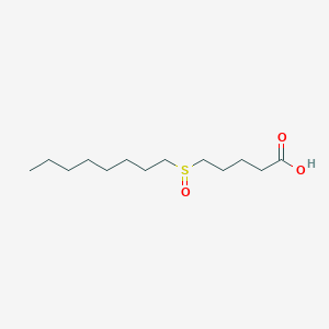 5-(Octane-1-sulfinyl)pentanoic acid