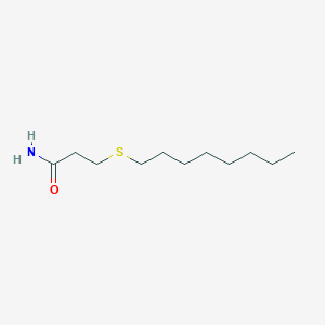 molecular formula C11H23NOS B11459236 3-(Octylsulfanyl)propanamide 