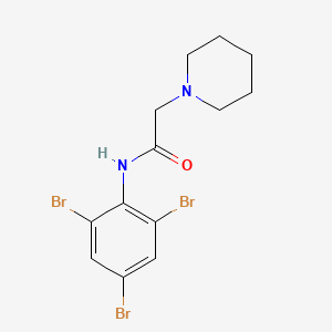 2-(piperidin-1-yl)-N-(2,4,6-tribromophenyl)acetamide