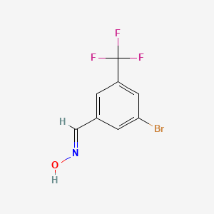 molecular formula C₈H₅BrF₃NO B1145925 3-溴-5-三氟甲基苯甲醛肟 CAS No. 876132-77-3
