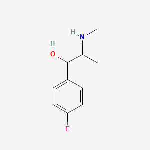 molecular formula C₁₀H₁₄FNO B1145956 1-(4-氟苯基)-2-(甲基氨基)丙-1-醇 CAS No. 63009-92-7