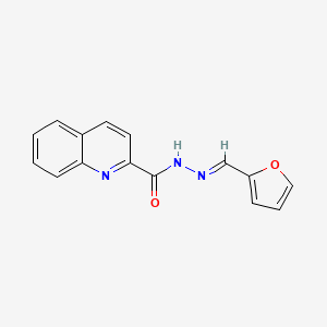 Quinoline-2-carboxylic acid furan-2-ylmethylene-hydrazide