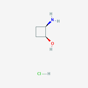 molecular formula C4H10ClNO B1145969 (1S,2R)-2-氨基环丁醇盐酸盐 CAS No. 206751-79-3