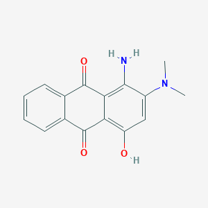 1-Amino-2-(dimethylamino)-4-hydroxyanthracene-9,10-dione