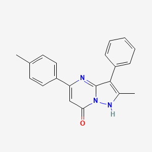 2-methyl-5-(4-methylphenyl)-3-phenylpyrazolo[1,5-a]pyrimidin-7(4H)-one