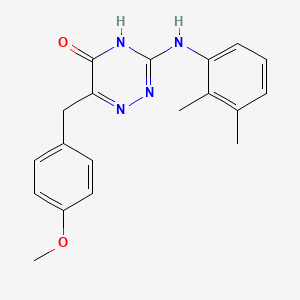 3-[(2,3-Dimethylphenyl)amino]-6-(4-methoxybenzyl)-1,2,4-triazin-5-ol