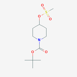 B114599 tert-Butyl 4-((methylsulfonyl)oxy)piperidine-1-carboxylate CAS No. 141699-59-4
