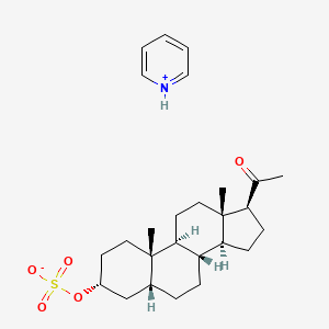 B1145994 Pregnanolone Sulfate Pyridinium Salt CAS No. 124107-39-7