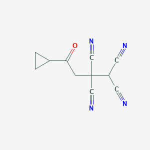 4-Cyclopropyl-4-oxobutane-1,1,2,2-tetracarbonitrile