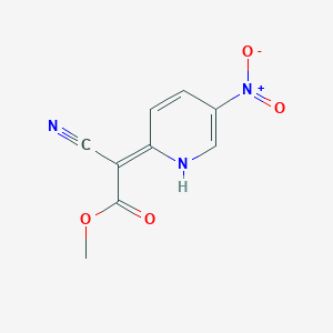 molecular formula C9H7N3O4 B1145996 (Z)-2-氰基-2-(5-硝基吡啶-2(1H)-亚甲基)乙酸甲酯 CAS No. 1221794-83-7