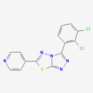 4-[3-(2,3-Dichlorophenyl)-[1,2,4]triazolo[3,4-b][1,3,4]thiadiazol-6-yl]pyridine