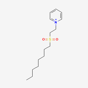 1-[2-(Octylsulfonyl)ethyl]pyridinium