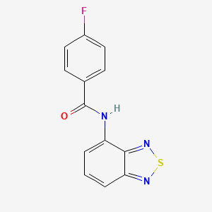 N-(2,1,3-benzothiadiazol-4-yl)-4-fluorobenzamide