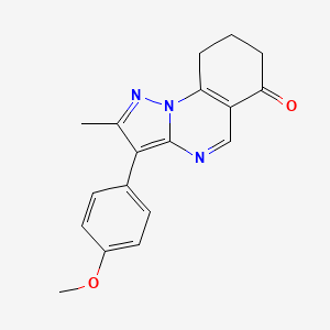 3-(4-methoxyphenyl)-2-methyl-8,9-dihydropyrazolo[1,5-a]quinazolin-6(7H)-one