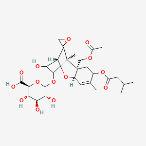 molecular formula C₂₈H₄₀O₁₄ B1146025 HT-2 毒素 4-葡萄糖醛酸苷 CAS No. 1400867-48-2