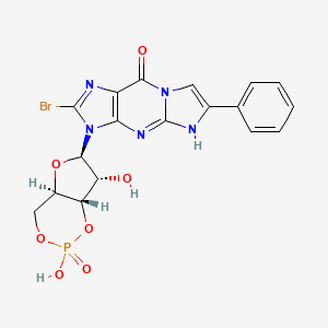 molecular formula C18H14BrN5NaO7P B1146027 8-Br-pet-cgmp sodium salt CAS No. 144510-04-3