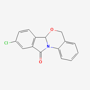 9-chloro-5H-isoindolo[2,1-a][3,1]benzoxazin-11(6aH)-one