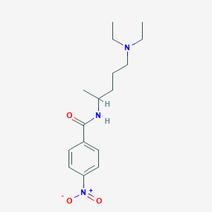 N-[5-(diethylamino)pentan-2-yl]-4-nitrobenzamide