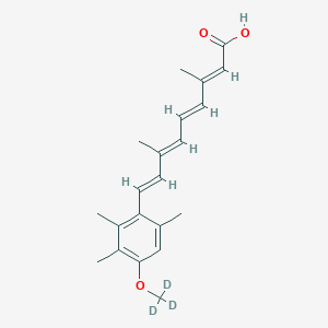 molecular formula C₂₁H₂₃D₃O₃ B1146030 13-顺式阿维A酸-D3 CAS No. 1185241-03-5