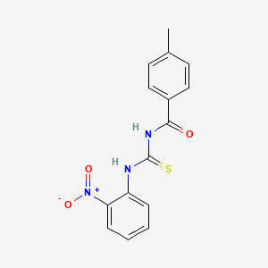 4-methyl-N-[(2-nitrophenyl)carbamothioyl]benzamide