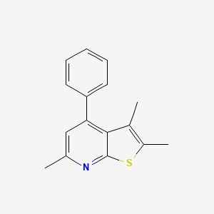 2,3,6-Trimethyl-4-phenylthieno[2,3-b]pyridine