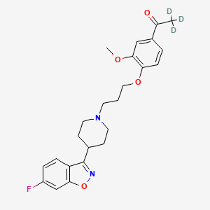 molecular formula C24H27FN2O4 B1146051 依罗派利酮-d3 CAS No. 1071168-82-5