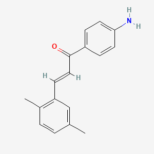 (2E)-1-(4-aminophenyl)-3-(2,5-dimethylphenyl)prop-2-en-1-one