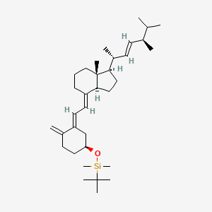 molecular formula C₃₄H₅₈OSi B1146057 3-O-(叔丁基二甲基甲硅烷基)-5,6-反式-维生素 D2 CAS No. 104846-63-1