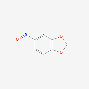 molecular formula C7H5NO3 B114606 5-Nitroso-1,3-benzodioxole CAS No. 146853-20-5