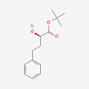 B1146066 tert-butyl (2R)-2-hydroxy-4-phenylbutanoate CAS No. 138333-11-6