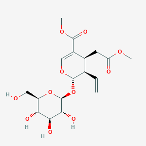 molecular formula C18H26O11 B114607 脱氧洛加宁甲酯 CAS No. 74713-15-8