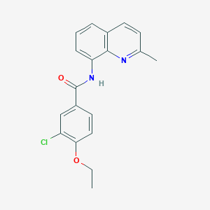 3-chloro-4-ethoxy-N-(2-methylquinolin-8-yl)benzamide