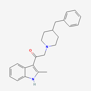 2-(4-benzylpiperidin-1-yl)-1-(2-methyl-1H-indol-3-yl)ethanone