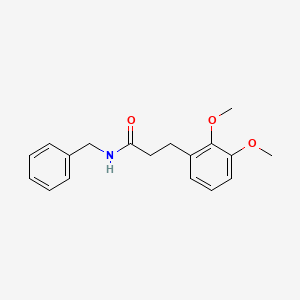 molecular formula C18H21NO3 B11460741 N-benzyl-3-(2,3-dimethoxyphenyl)propanamide 