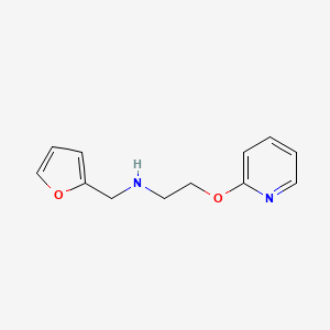 N-(2-furylmethyl)-N-[2-(2-pyridinyloxy)ethyl]amine