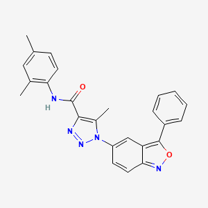 N-(2,4-dimethylphenyl)-5-methyl-1-(3-phenyl-2,1-benzoxazol-5-yl)-1H-1,2,3-triazole-4-carboxamide