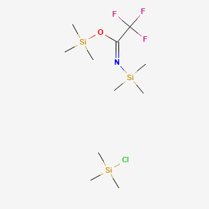 molecular formula C₁₁H₂₇F₃NOSi₃ B1146091 Bstfa-tmcs CAS No. 152571-61-4