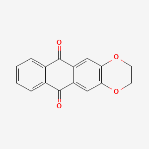 molecular formula C16H10O4 B11461055 2,3-Dihydroanthra[2,3-b][1,4]dioxine-6,11-dione 