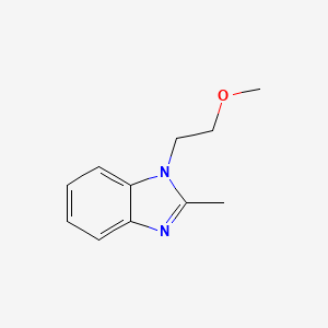 molecular formula C11H14N2O B11461154 1-(2-methoxyethyl)-2-methyl-1H-benzo[d]imidazole 