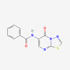 N-(5-oxo-5H-[1,3,4]thiadiazolo[3,2-a]pyrimidin-6-yl)benzamide