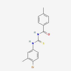 N-[(4-bromo-3-methylphenyl)carbamothioyl]-4-methylbenzamide